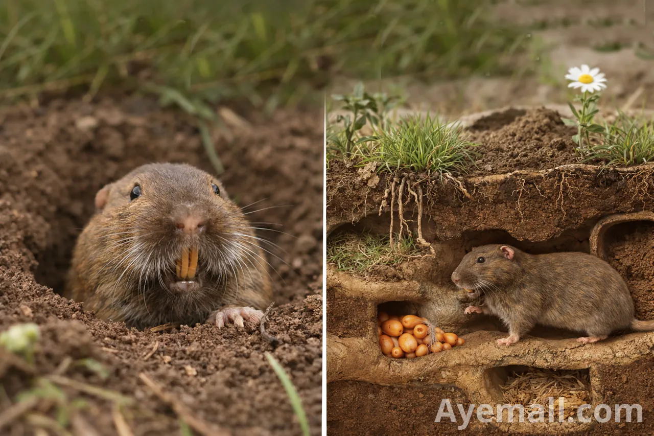 The Subterranean Architects: Living with the Mysterious Pocket Gopher