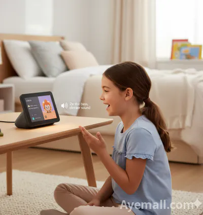 Echo Show 5 with Enhanced Sound – Charcoal (New)