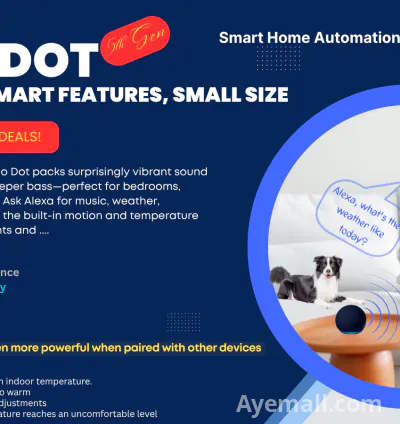 Echo Dot 5th Generation with Big Sound and Smart Features