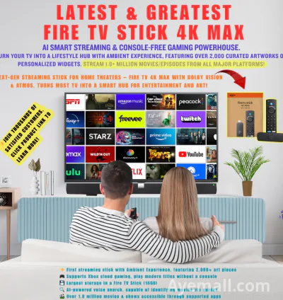 Top Tech Upgrade for Smart Homes – Easily UPGRADE your MOST ANY TV with Fire TV Stick 4K Max