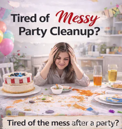 Disposable Birthday Balloon Tablecloth 4-Pack – Waterproof Party Table Covers for 6-Ft Tables