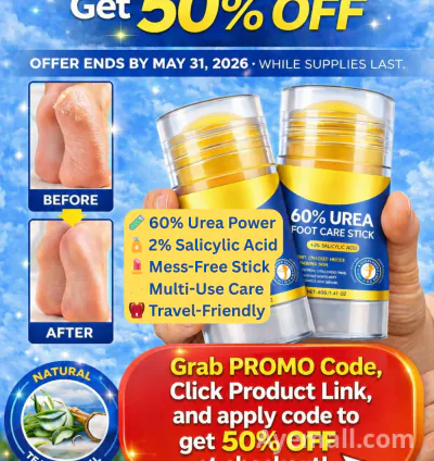 Say Goodbye to Cracked Heels: 60% Urea Foot Care Stick Review