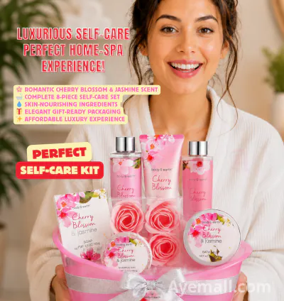 Body & Earth Spa Gifts for Women – Elegant Self-Care Gift Basket for Any Occasion