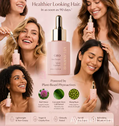 VEGAMOUR GRO Hair Serum Review: Can This Lightweight Plant-Based Serum Really Support Fuller-Looking Hair?
