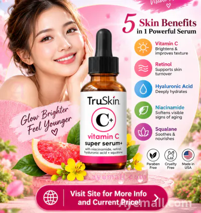 TruSkin Vitamin C Super Serum Review: Benefits, Pros, Cons & How to Use It