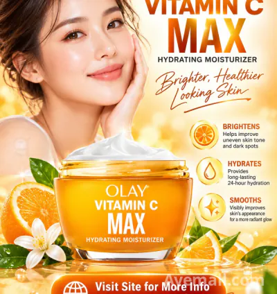 Olay Vitamin C + Peptide 24 MAX Moisturizer: Is It Worth Buying? Brightening & Hydration?